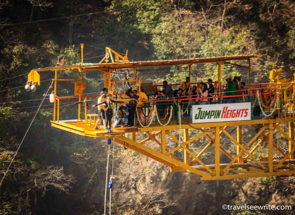 bungee jumping experience, India