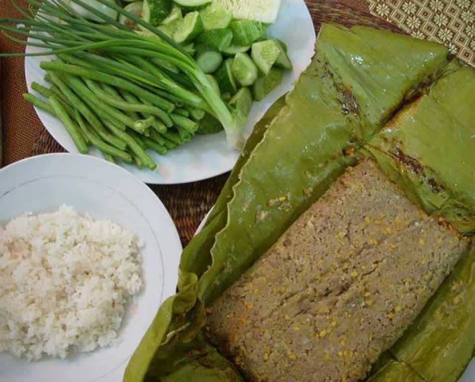 Traditional Cambodian food 