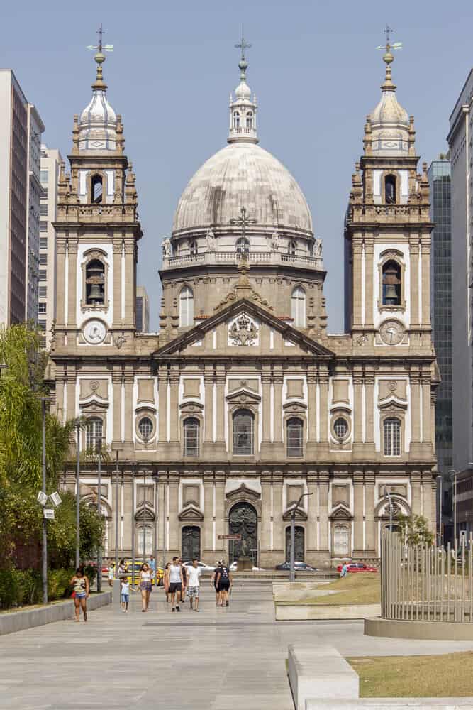 Candelaria Church in Rio de Janeiro, Brazil.
