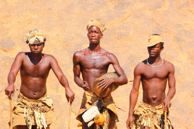The Damara people in Namibia