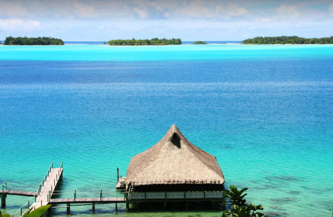 exclusive Bora Bora overwater bungalow