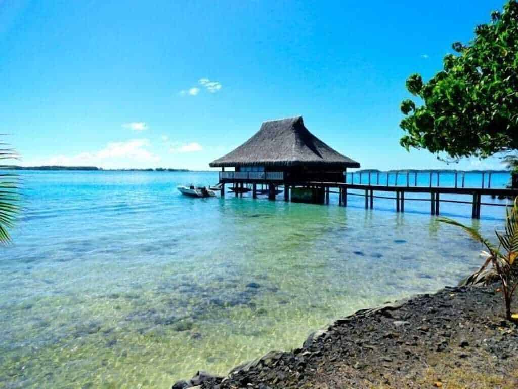 The Black Pearl overwater bungalow in Bora Bora