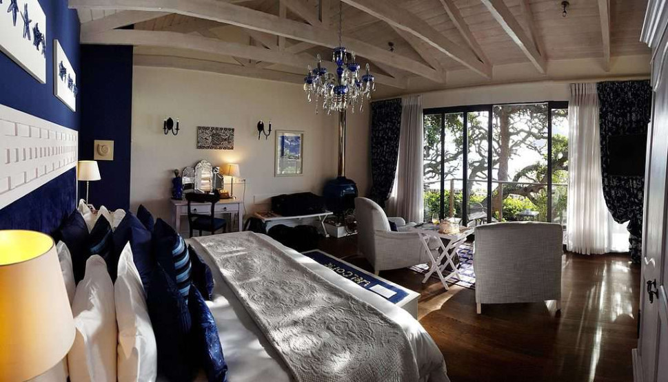 A room at the Tintswalo Atlantic in Hout Bay, Cape Town, South Africa