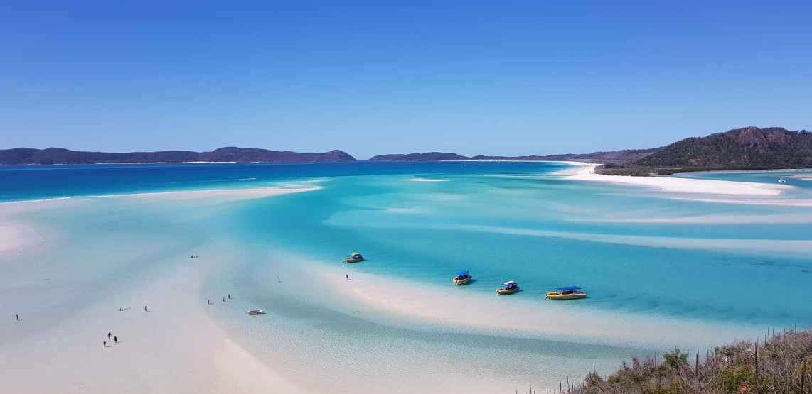 Whitsunday Islands in Australia.
