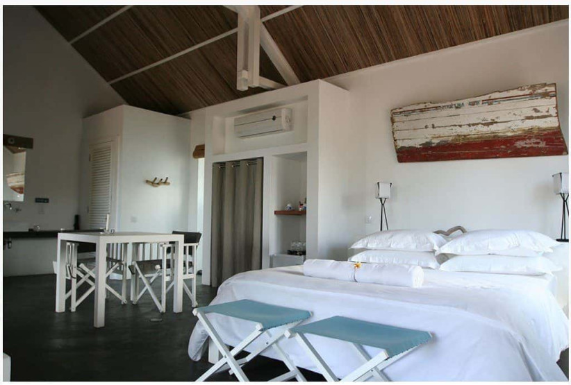 Room at Bakwa lodge, Rodrigues Island.