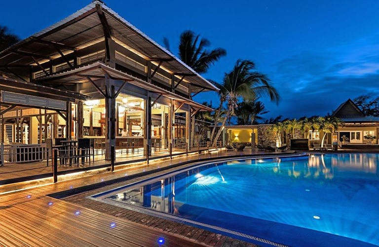 Cotton Bay Resort - pool; Rodrigues Island