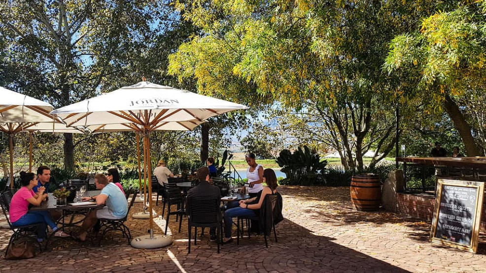 Restaurant of the Jordan Wine Estate in Stellenbosch, South Africa
