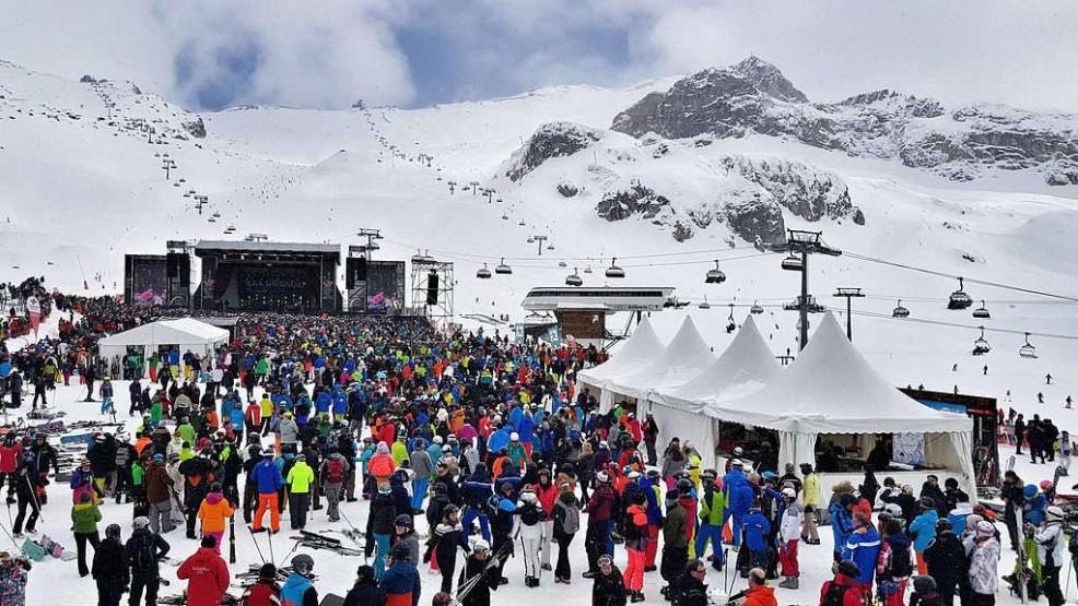 Top of the Mountain Stage in Ischgl for Live Performances
