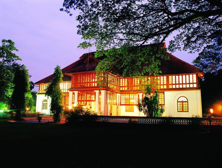 Bolgatty Palace, now converted into a heritage hotel.