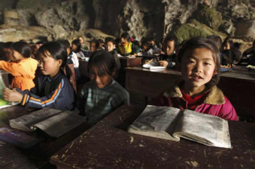 Dongzhong Cave School, China
