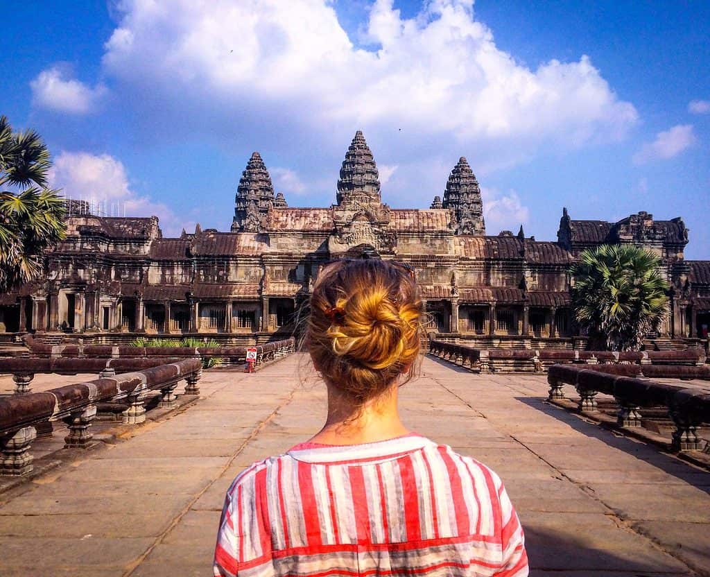 Angkor Wat, volunteer in Cambodia