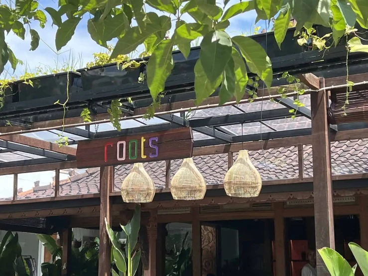 Roots Cafe in Bali, Indonesia